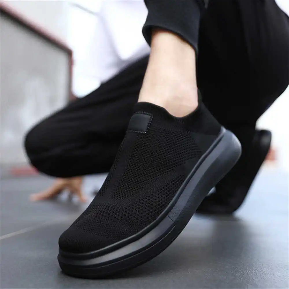 أحذية خريفية خفيفة الوزن باللون الأزرق منسوجة للرجال أحذية تنس رجالية عالية الجودة أحذية رياضية Teni Ternis موضة عالية Krasovka