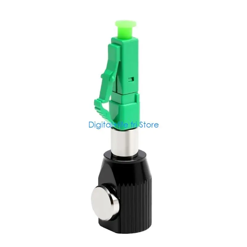 E06D UPC/APC Round Square Bare Fiber Adapter Clamp Lab Dedicated Coupler Adapter Temporary Splicing Tool Connectors