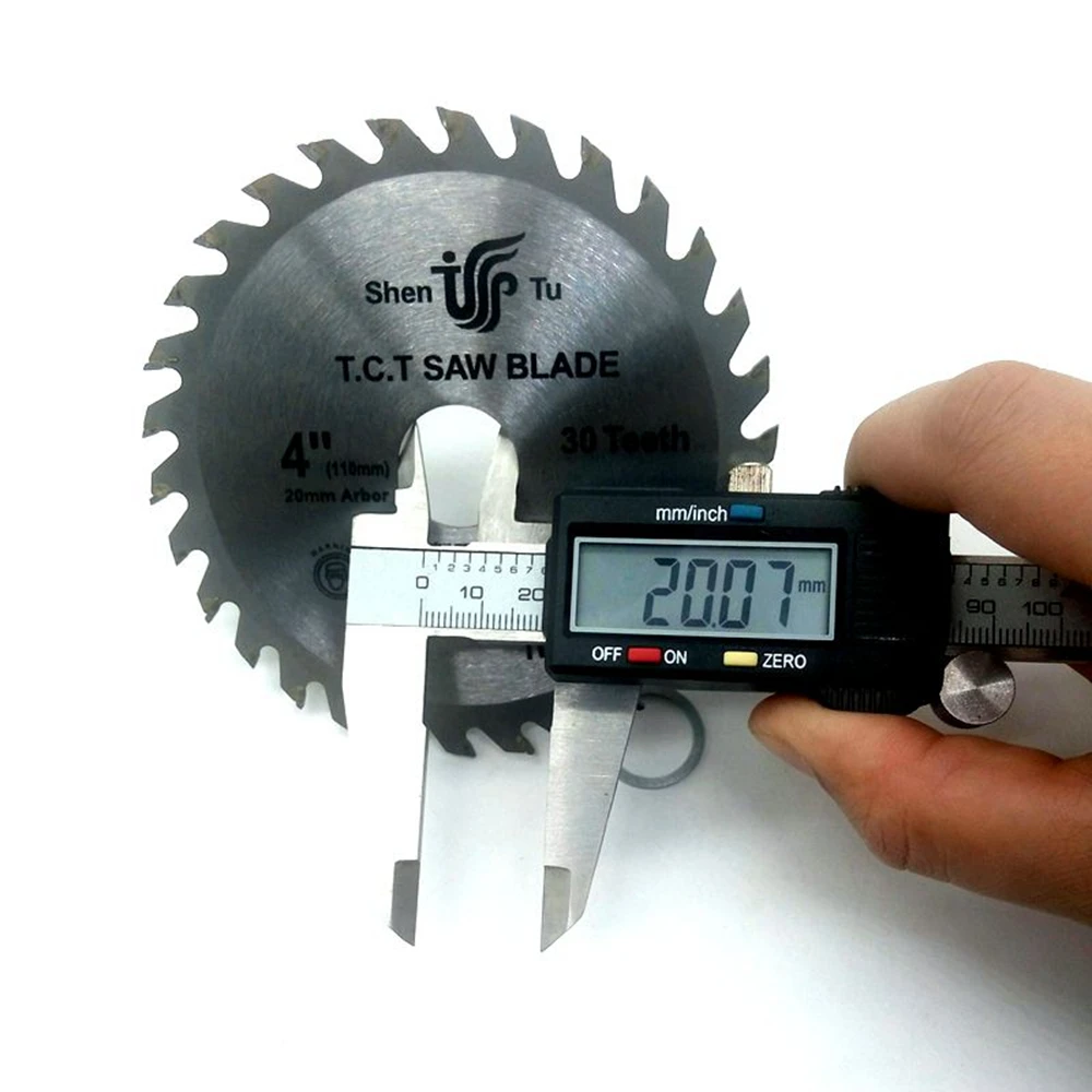 Hojas de sierra Circular de 4 pulgadas y 40 dientes, hojas de sierra de aleación de acero de tungsteno para corte de madera y aluminio, hojas de sierra TCT de 110mm