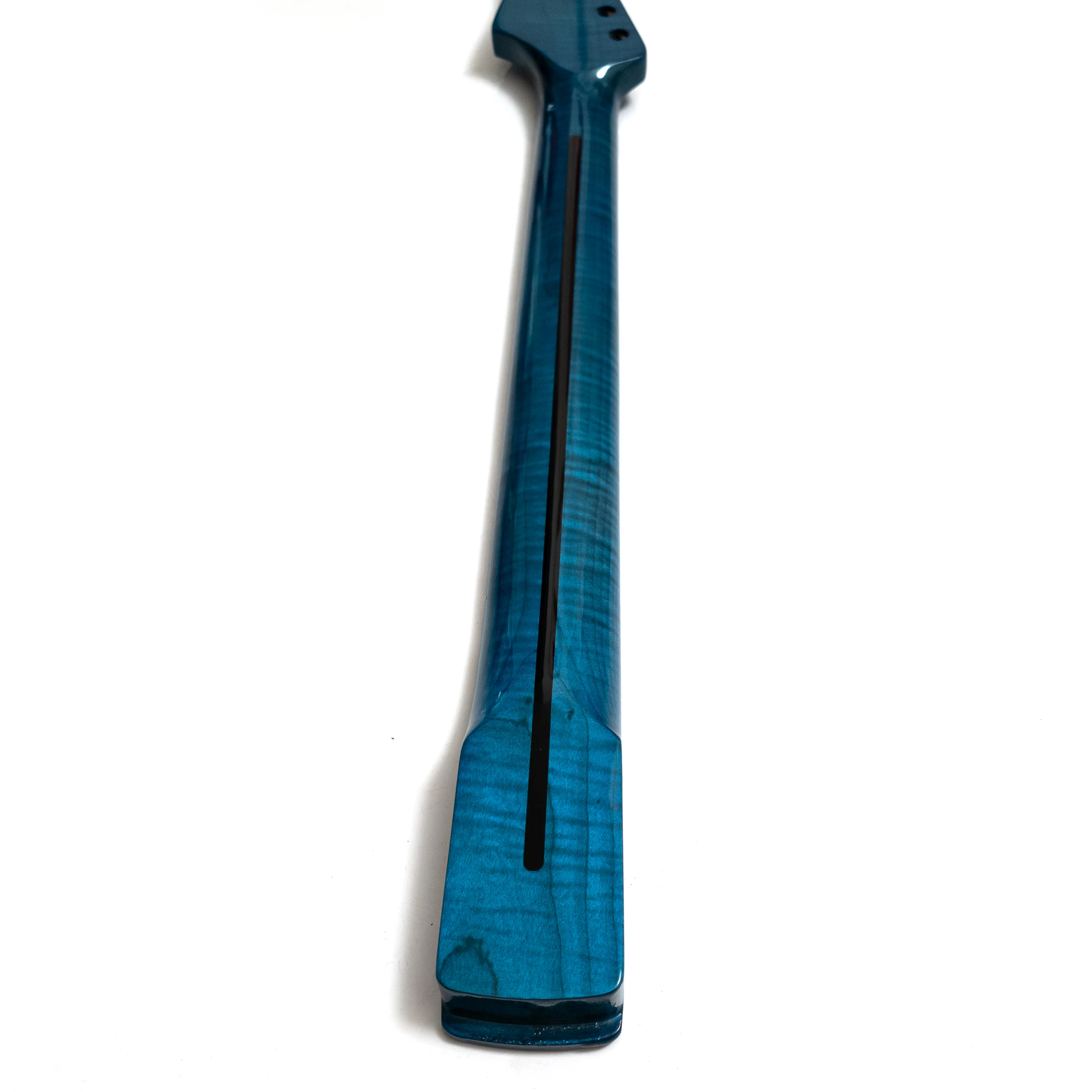 25.5 Inch Blue Flame Maple Electric Guitar Neck Maple Fingerboard 22 Stainless Steel Frets Gloss Finish