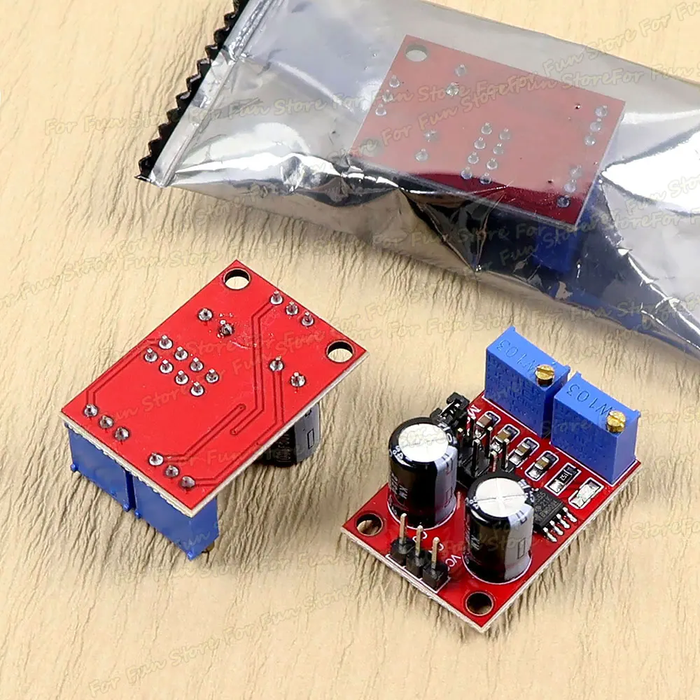 For-Fun 1/5/10PCS NE555 Pulse Frequency Duty Cycle Adjustable Module Square Wave Signal Generator Stepper Motor Driver 5V-12V