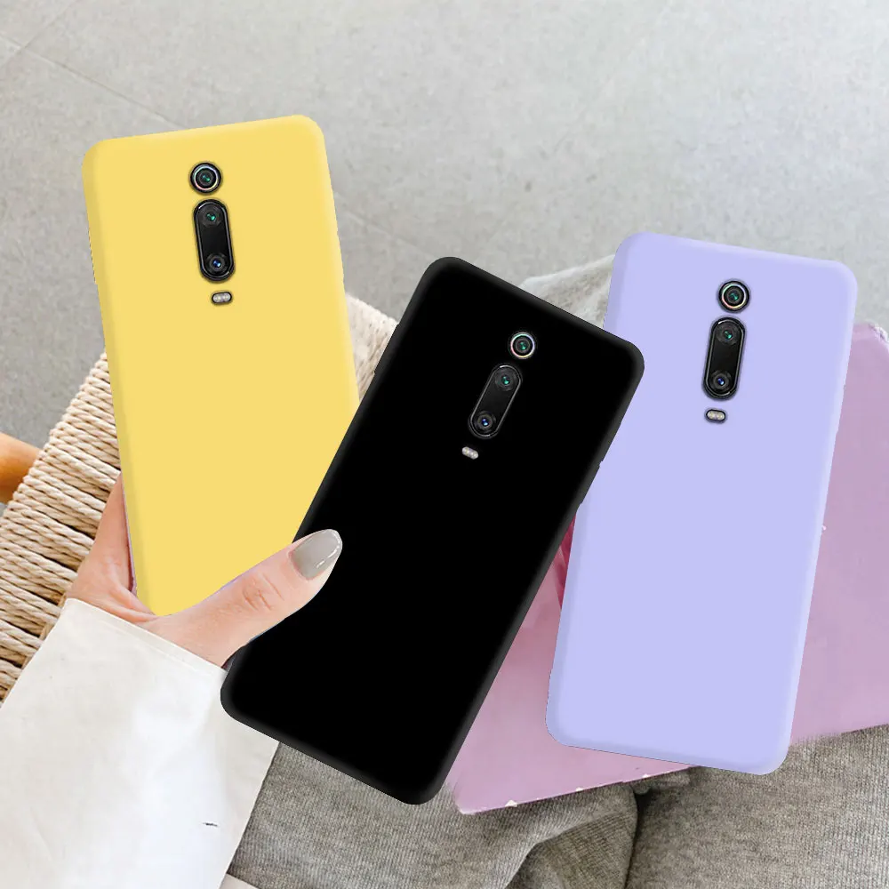 For Xiaomi Mi9T Pro Case Matte Silicone Back Cover For Xiaomi Mi 9T 9 T Phone Cases For Redmi K20 Pro Fundas Coque