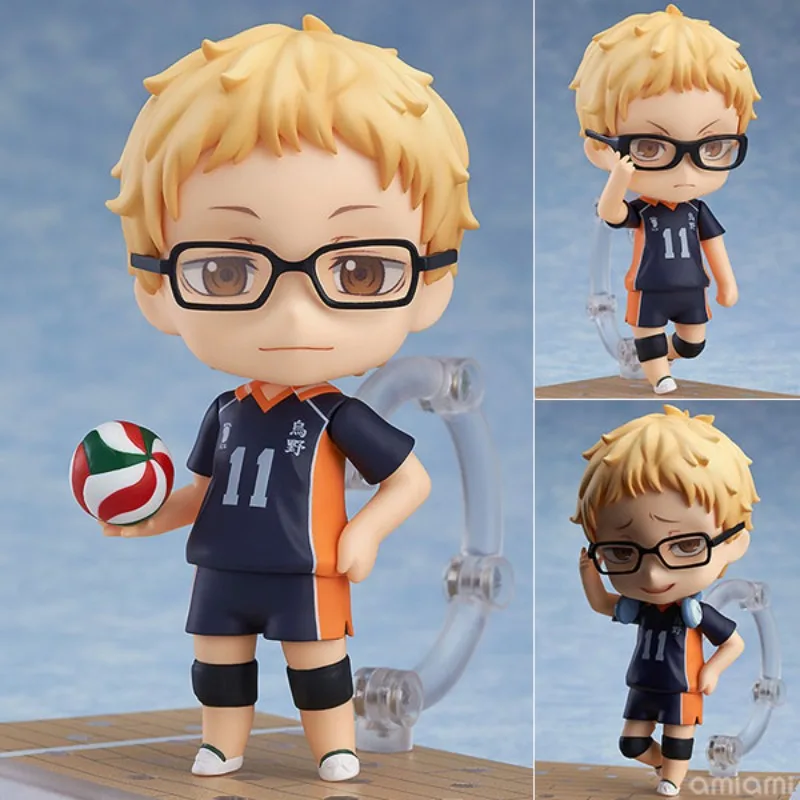# 616 Haikyuu!! Figura de anime Kei Tsukishima # 605 Kenma Kozume Figura de ação Keiji Akaashi/Shoyo Hinata Estatueta Modelo Boneca Brinquedos