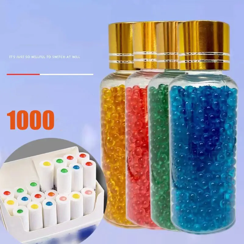 1000pcs Mix Fruit Flavor Beads Mint Fruit aromatizzato sigaretta Pop-up Bead mentolo Balls Capsule per sigarette Burst Aroma Capsul