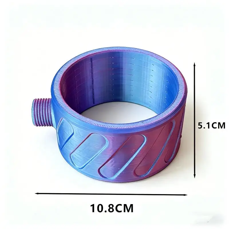1Pcs High Pressure Spiral Nozzle Pet Foot Wash Tool Bathroom Shower Head Circular Flushing Massage Sprayer Men Shower Nozzle