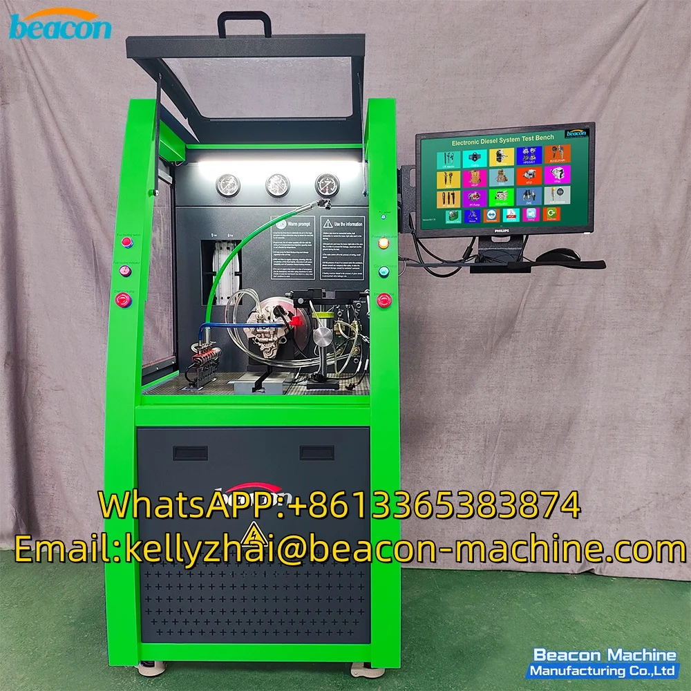 Common Rail Injector Test Bench Diesel Pump Tester EUI EUP HEUI CR System Testing Machine with Measuring Cylinder & Flow  Sensor
