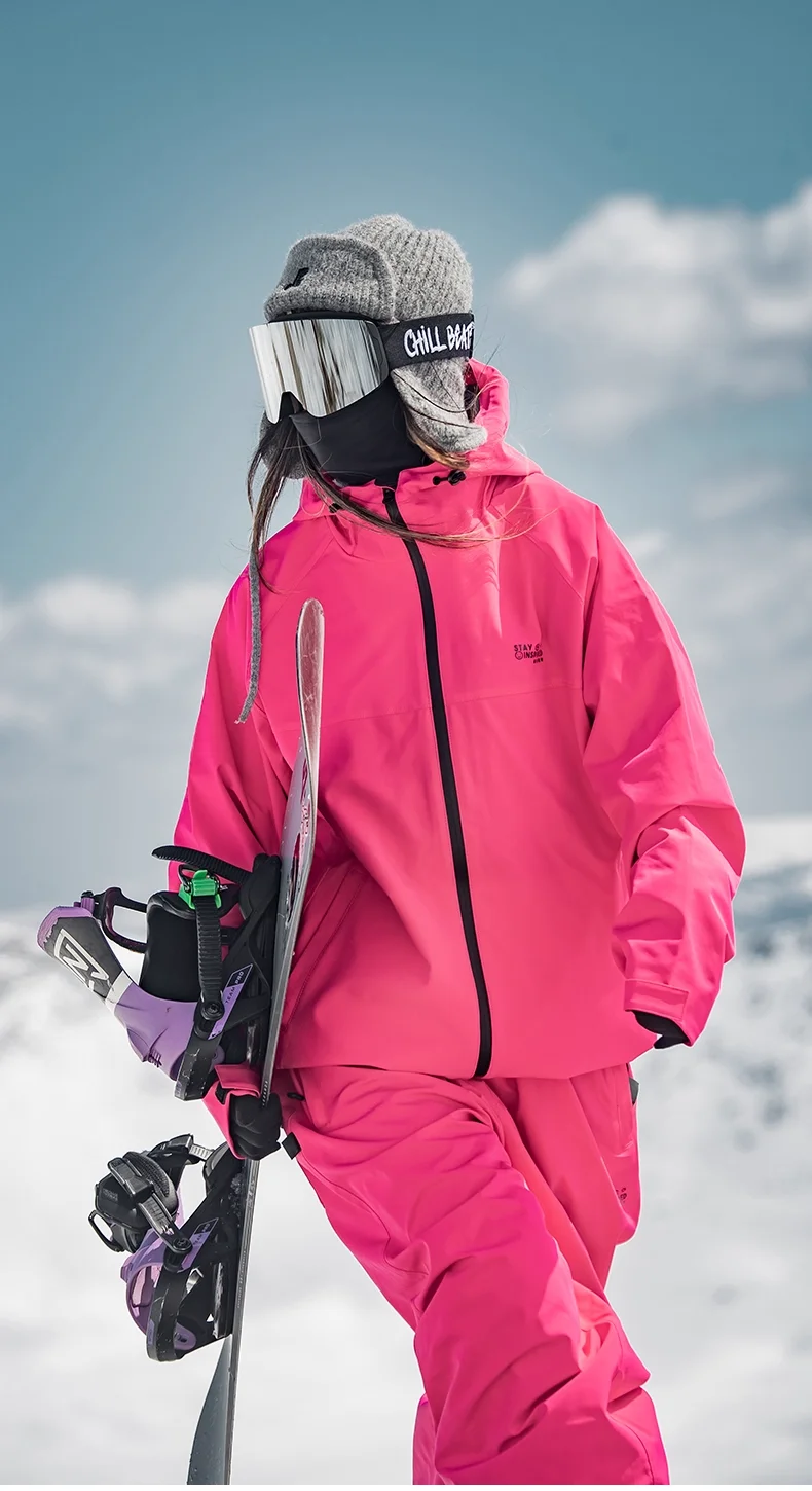 John Snow New Warm Snow Wear For Men And Women Waterproof Breathable Snowboard Jacket And Pants Outdoor Professional Ski Suit