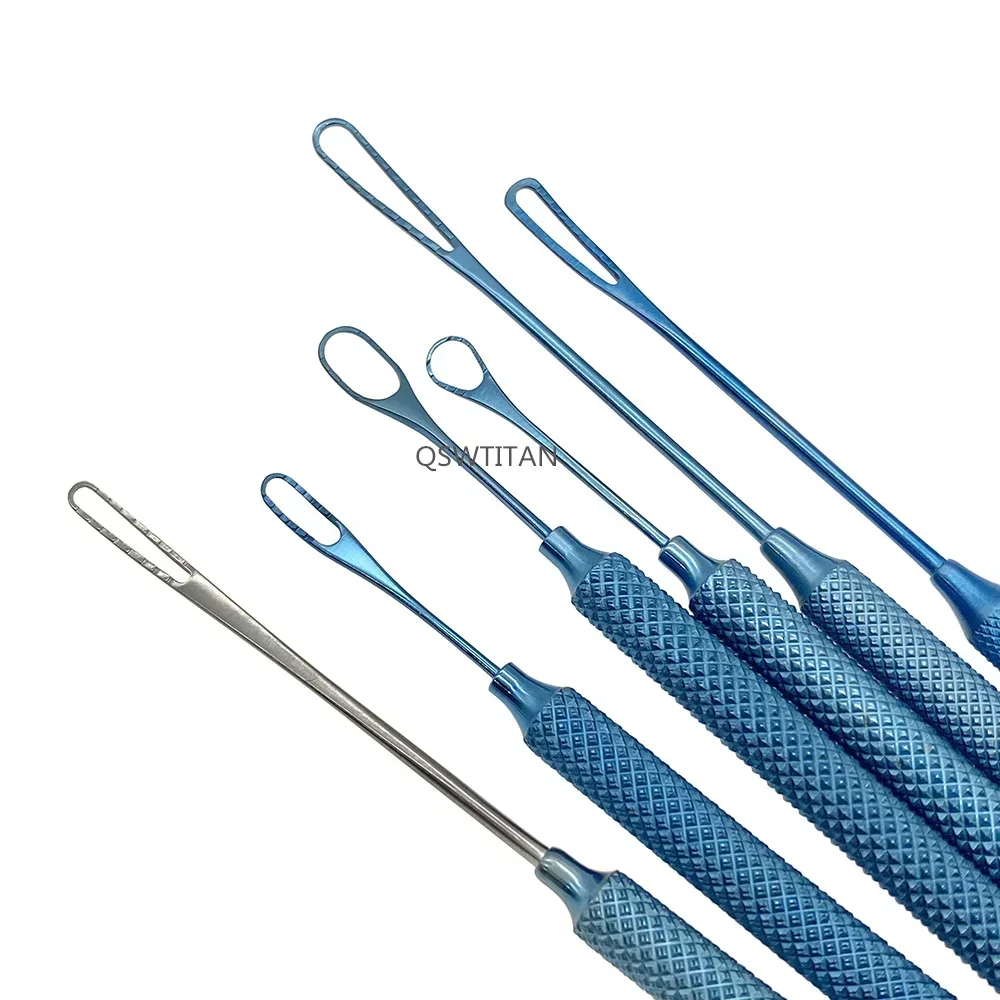 Ophthalmic Kansas Lens Loops  Eye Surgical Instrument Titanium Hook with Loop 1pc