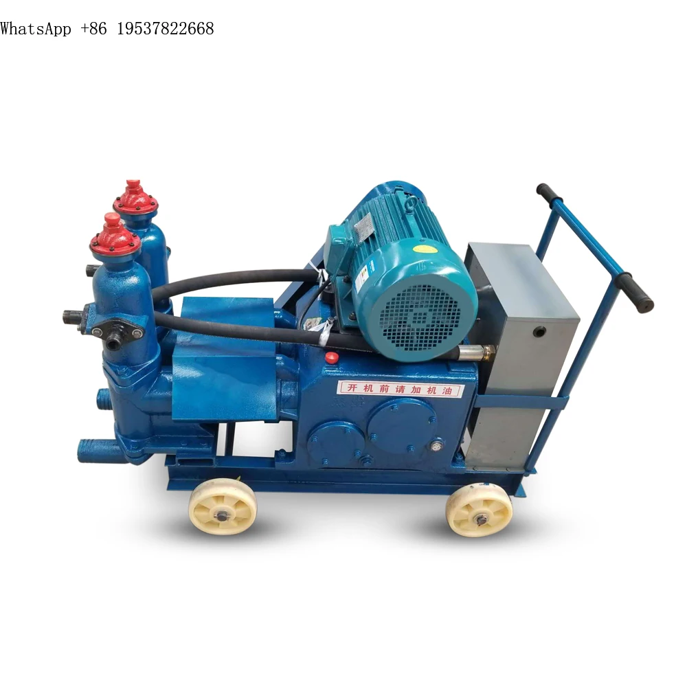 Concrete piston mortar pump for electric grouting pump