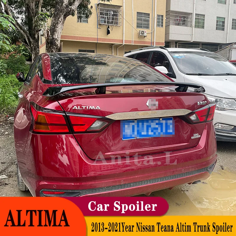 

For Nissan Teana Altim Spoiler 2020 2021 Car ABS Plastic Unpainted Color Rear Wing Trunk Spoiler Decoration Body Kit Accessories