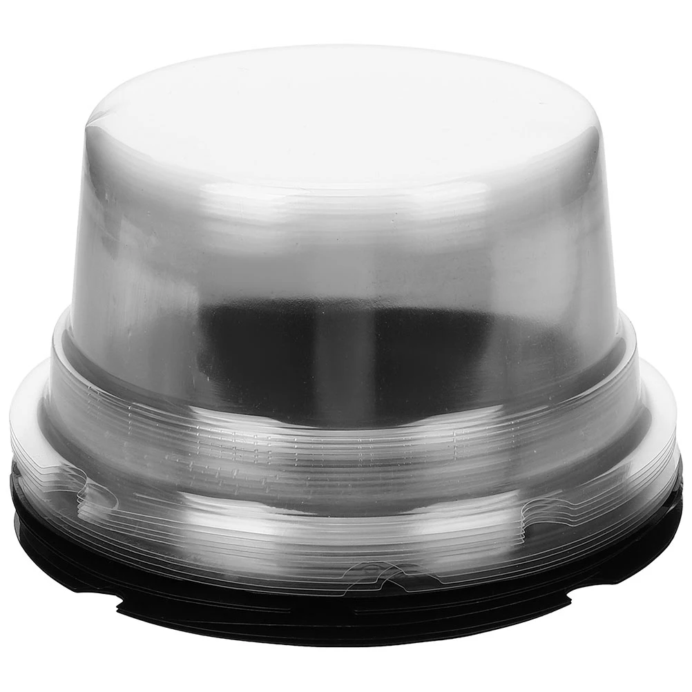 

100pcs Clear Cake Box Round Baking Carrier Transparent Container Portable Storage Birthday Wedding Party Dessert Cupcake Bakery
