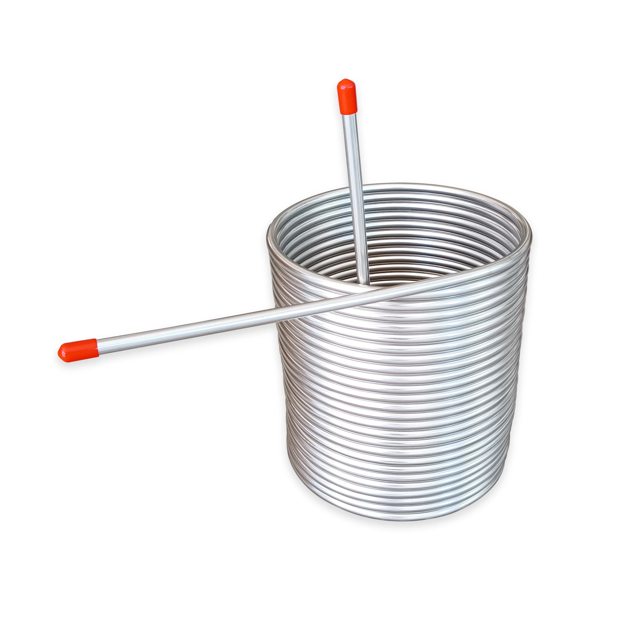 Jockey Box Coil, 8mm Tube Diameter,15.24m(50ft) Length,Outdoor Incubator Beer Cooling Coil, Beer Cooler, Quick Connection