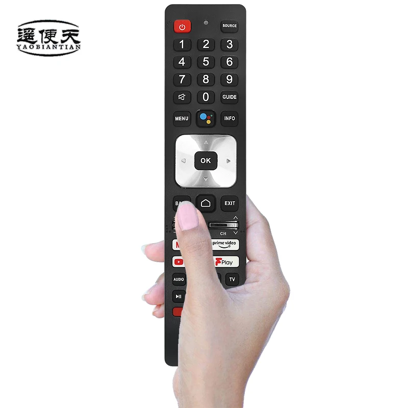 Control Remoto por Voz SHWRMC0139N  para TVs Sharp Smart LED UHD 65/75EQ4EA, 65/75EQ7EA, 43/55EL4EA, 55FN2EA, 70DN5EA