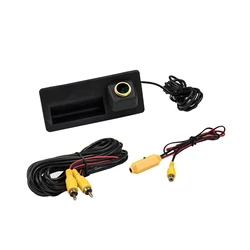 HD 720p Reversing Backup Camera for Skoda Octavia MK3 A7 5E Superb MK3 Touran Caddy Atlas 2016-2019,Tailgate handle Rear Camera