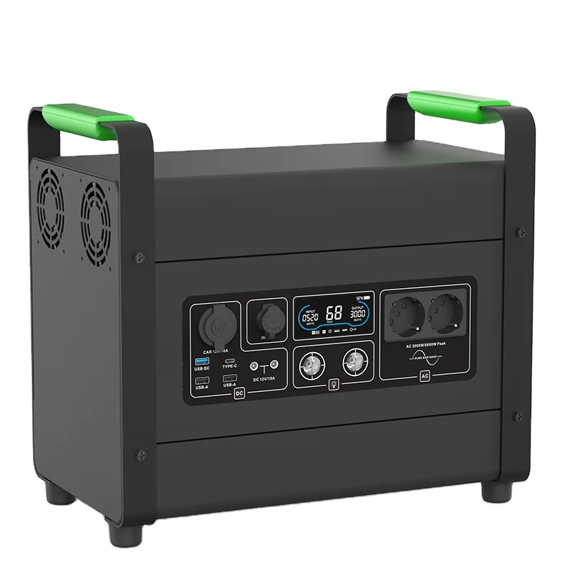 

LKPOWER Supply 3000W 110v Lifepo4 Lithium Battery Mobile Portable Solar Power Station