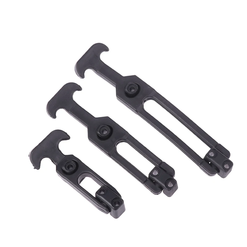 Rubber Hood Catch Flexible T-Handle Hasp Rubber Flexible Draw Latches With Brackets For Tool Box Vehicle Engine