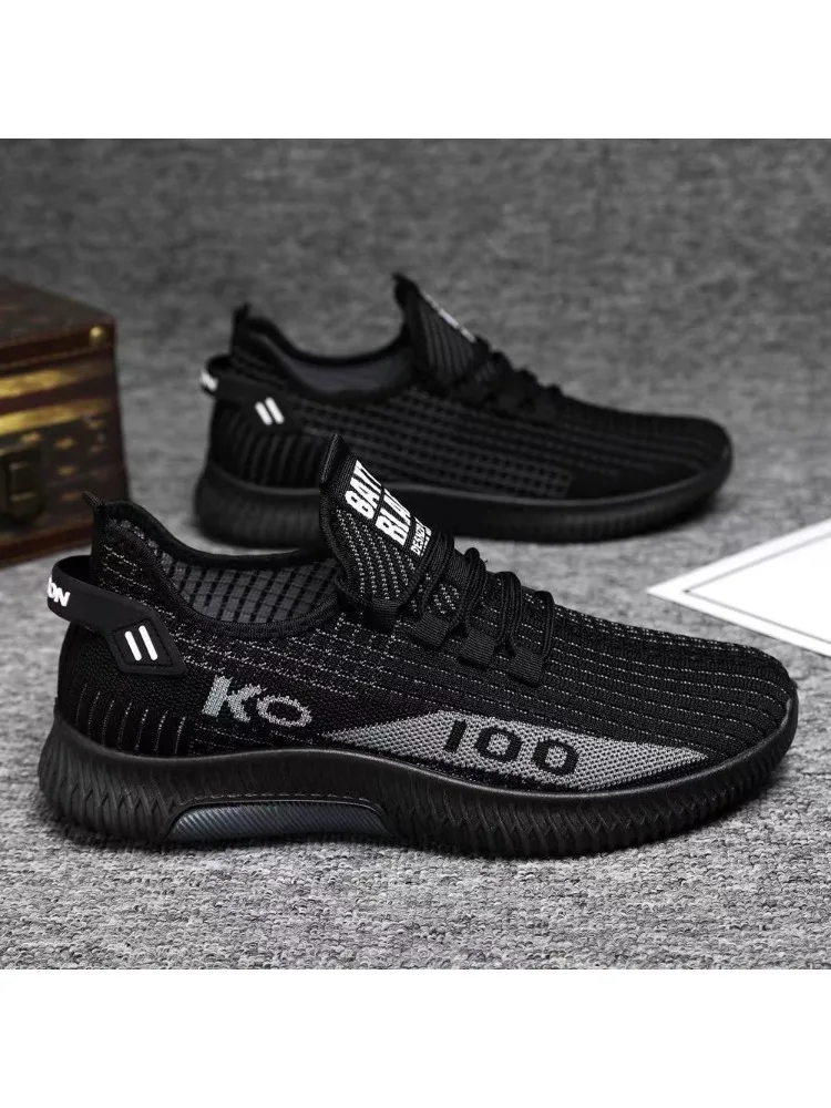 Soft soled spring and autumn old cloth shoes Breathable mesh shoes non-slip wear-resistant casual low-top shoes work shoes