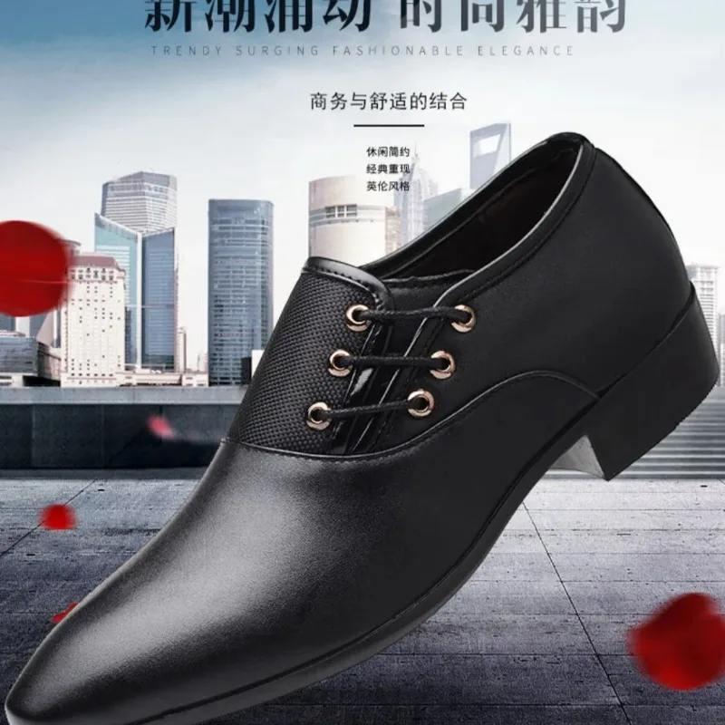 Chaussures de luxe pour hommes chaussures formelles d'affaires classiques chaussures en cuir pointues de haute qualité mocassins décontractés chaussures de mariage pour hommes