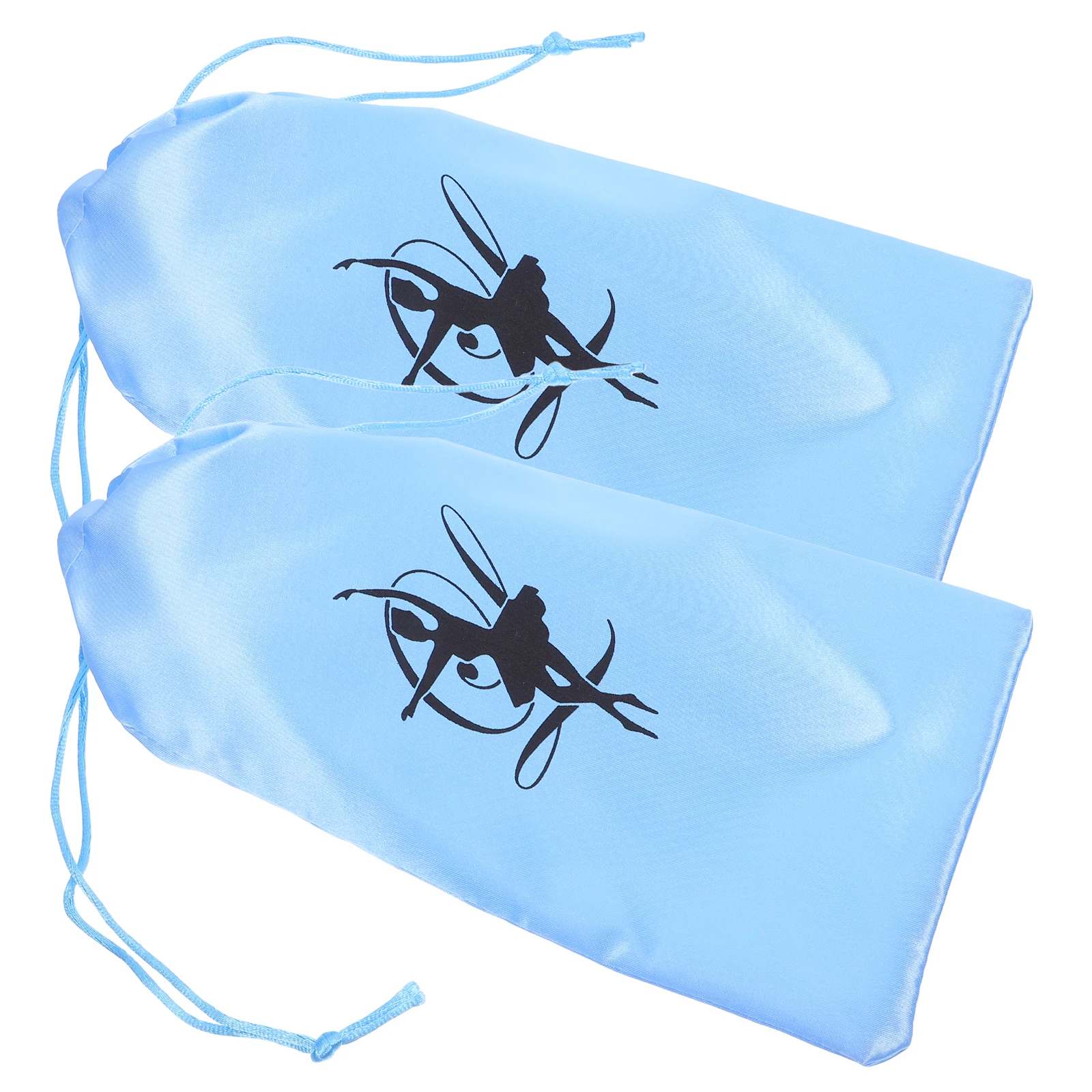 

Dance Shoe Storage Bag Satin Ballet Pouch Girls Shoes Bag for Competition Portable Spacious Design Soft Material