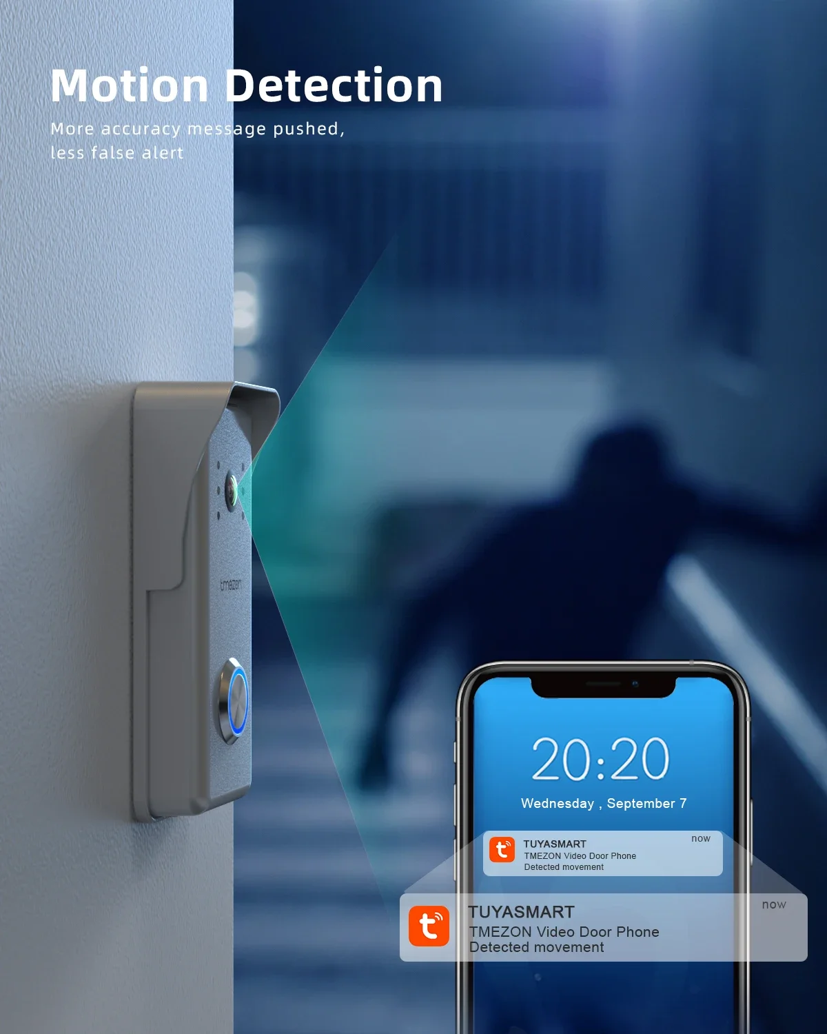 TMEZON 1080P WIFI Battery Camera Rechargeable Outdoor Two-Way Audio Security Wireless IP Camera PIR Motion  ICSEE APP