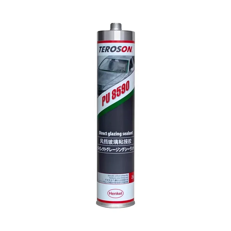 Teroson PU 8590 High Viscosity Polyurethane Windshield Adhesive Sealant for Direct Glazing Auto Glass Car Body Repair 310ml