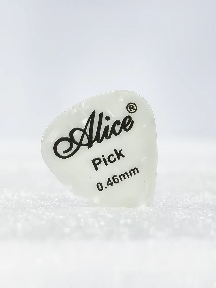 6/12pcs Alice Celluloid Guitar Picks Plectrum Mediator Random Color 0.46/0.71/0.81/0.96/1.2mm Guitar Accessories