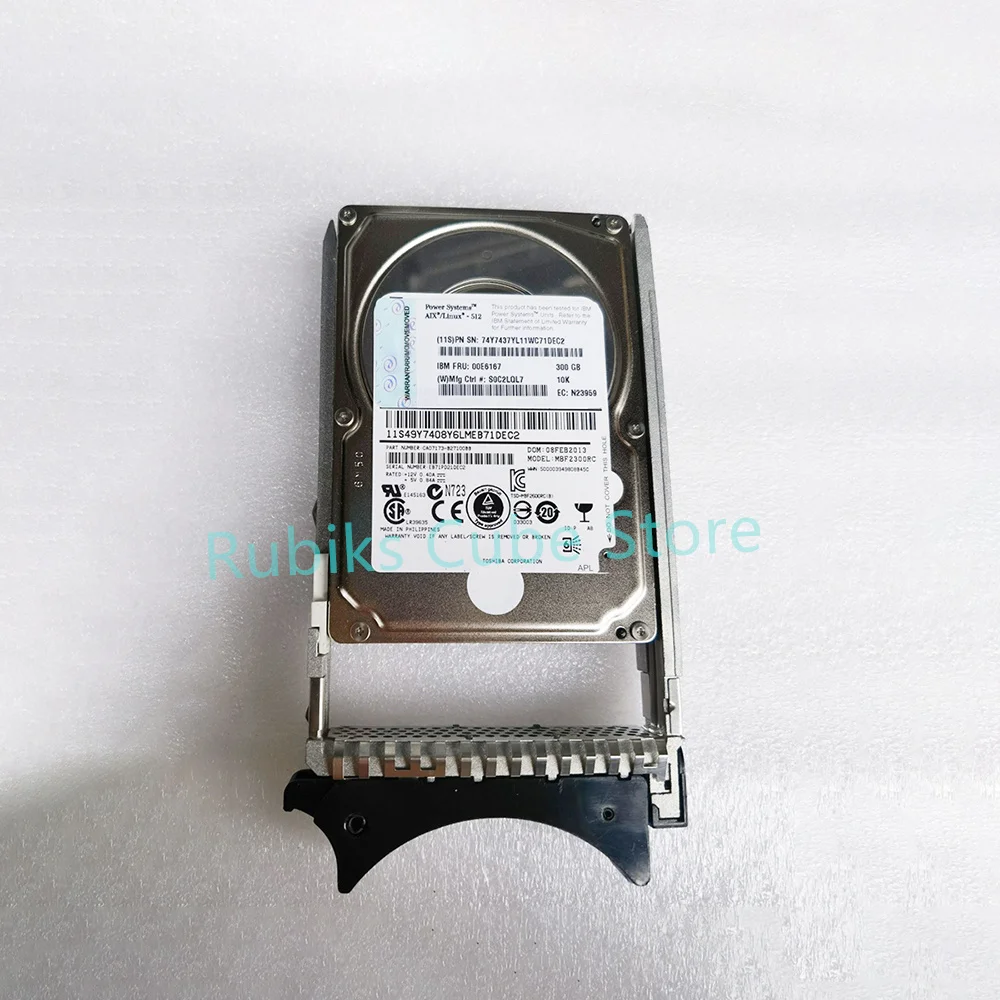 For IBM Hard Disk P720 P750 44V6838 44V6833 300G 10K SAS 2.5"