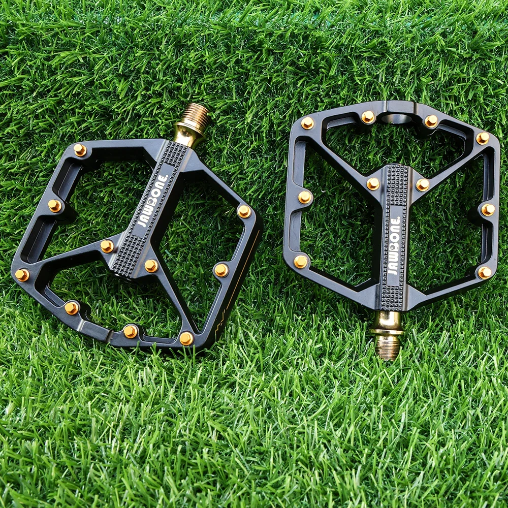 

Плоские педали Jawbone MTB, алюминиевый герметичный подшипник 9/16 дюйма, 380 г, легкие педали для горного велосипеда, нескользящая велосипедная платформа