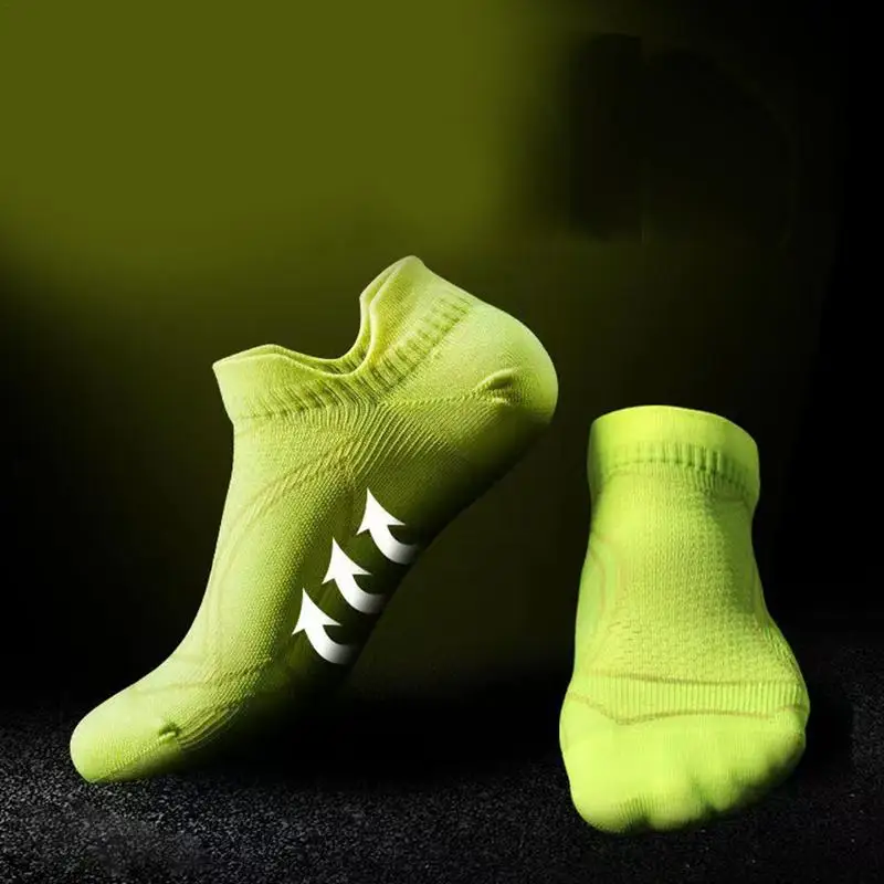 Running Socks Compression Ankle Support Socks Anti-Blister Comfort Ankle Support Breathable No Show Socks Soft Comfortable For