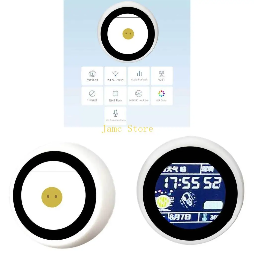 

LX0B DeepSeek AIs Voice Chats Robot Programmable ESP32S3 Board High Brightness LCD Screen and Connectivitys Option
