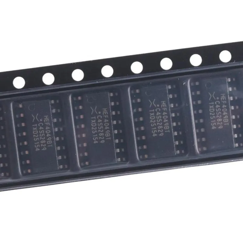 10pcs New HEF4049BT SOP-16 HEF4049 3-18V 6-Channel CMOS Hex Inverting Buffer