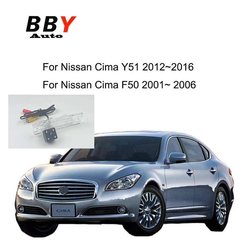 

Rear View Camera For Nissan Cima Y51 2012~2016 Cima F50 2001~ 2006 MK2 CCD Night Vision License Plate Camera Reversing