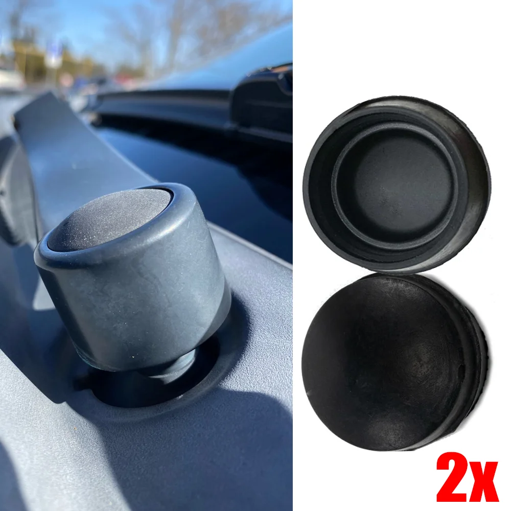 2X Car Front Wiper Washer Arm Nut Cover Cap For Kia Ceed Cee\'d ED Optima Picanto Sorento Soul Carens Cerato Borrego K7 Lotze Rio