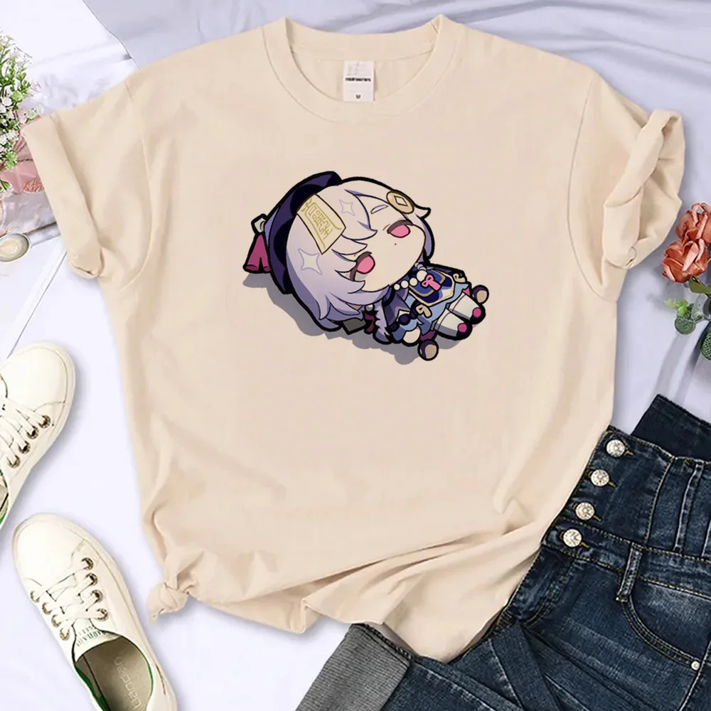 

Genshin Impact t-shirts women designer anime harajuku t shirt female 2000s streetwear Japanese clothes