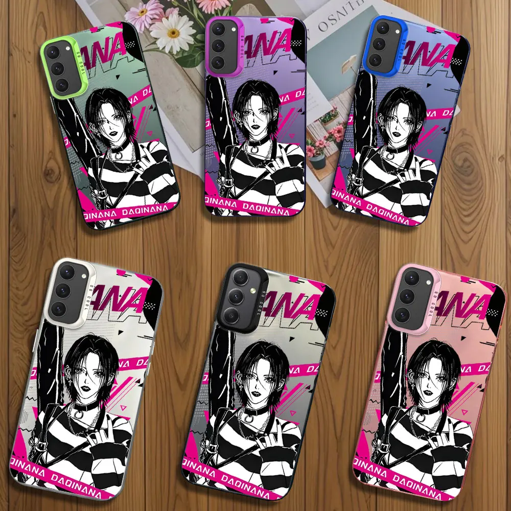 Fashion Oosaki N-Nana Phone Case for iPhone 12 11 13 14 15 16 Max Pro Plus Laser Cover