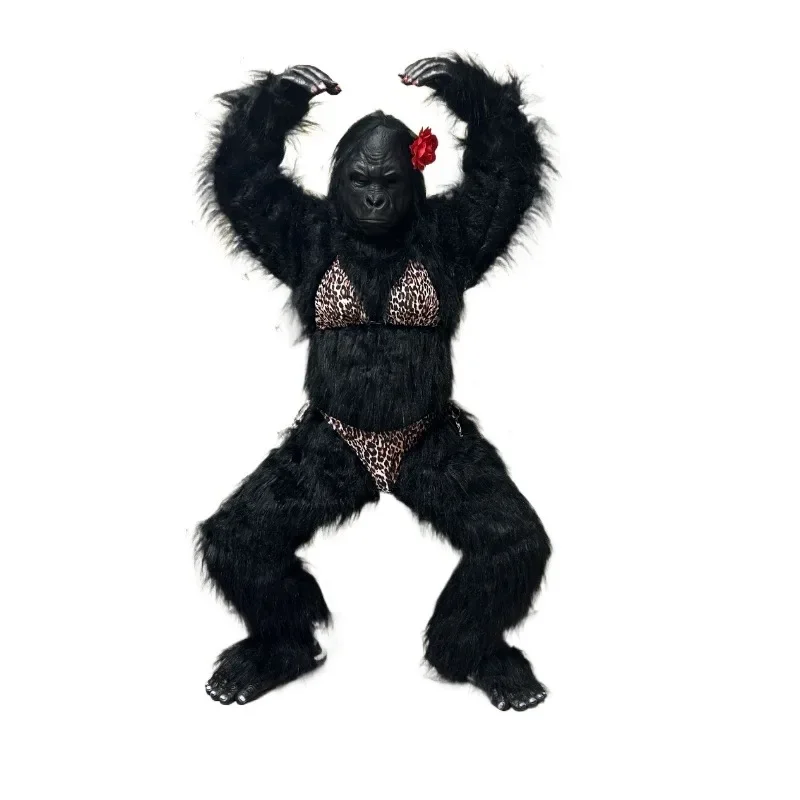 Tiktok Live Streaming cosplay Funtoys Giant Gorilla Adult Cartoon Animal Mascot Costume For Party Game Feast Carnival Activity