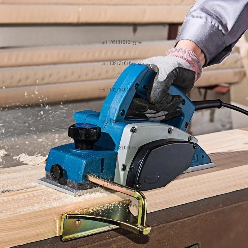 Electric household small woodworking planer multi-functional universal portable wood planer machine