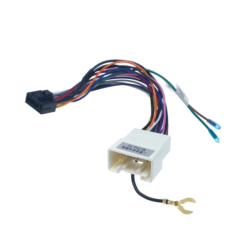 Arnés de cableado para Radio estéreo de coche, adaptador de 16 pines para Mitsubishi lancer-ex ASX Power Calbe, 1 unidad