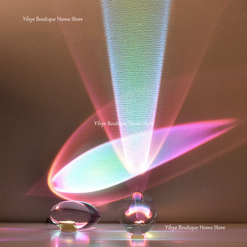 

Romantic Sky Eye Table Lamp Crystal Italian Decoration Sunset Designer, Sunset Atmosphere Bar, Bedside Lamp, Projection Lamp
