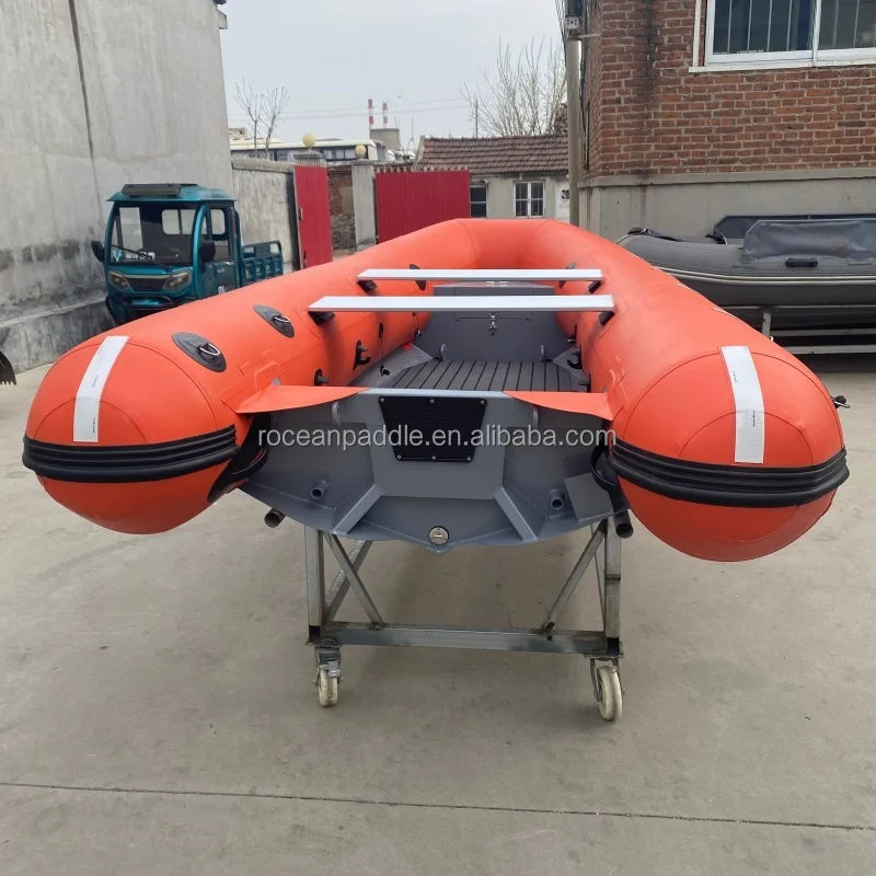 Heavy Duty Aluminum Rescue RIB Boat, Hypalon/PVC Inflatable Patrol Boat With CE Certification