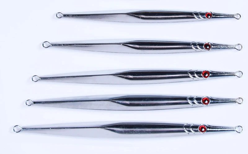 MARISOO Galvanisch Versilberter Eisenplattenköder für Meeresangelruten, 200/250/300/350/400/500g, Ideal für Bernsteinmakrele, Kabeljau, Spanische Makrele – Detail 15