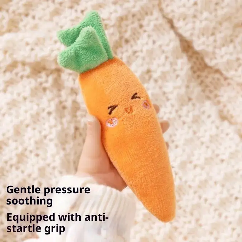 1/2 قطعة لعبة مهدئة للأطفال دمية فواكه قطيفة للرضع مضادة للشتاء أثناء النوم المعونة عقد حلقة لعبة مريحة لحديثي الولادة #3