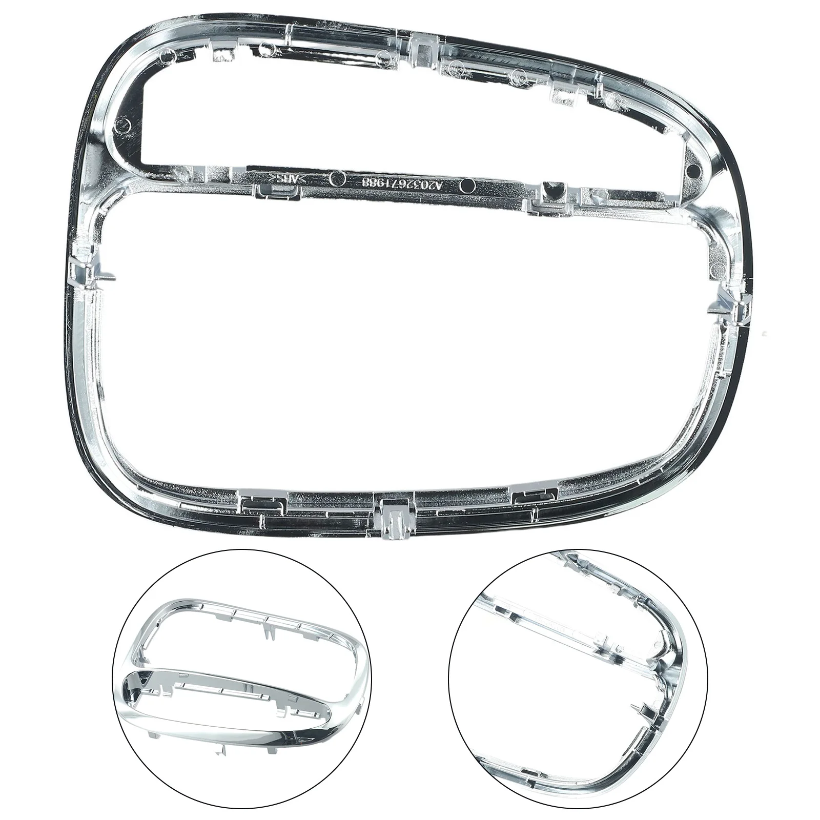 New Trim For Panel Trim Gear Shift Practical Waterproof Cool Design Never Fade Never Rust Silver