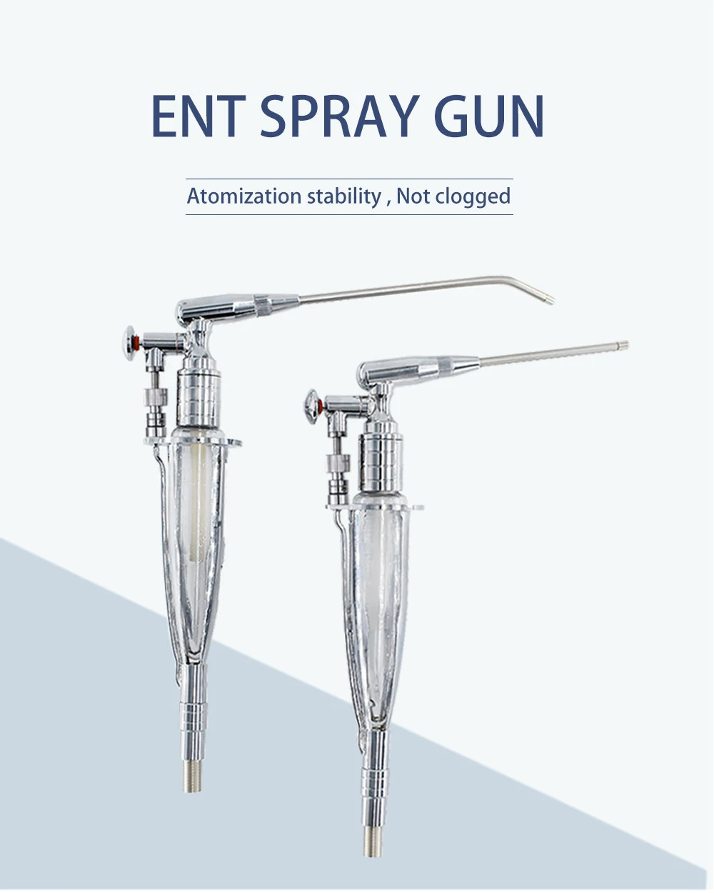 HNO-Spritzpistole mit gebogenen/geraden Spitzen für HNO-Behandlungseinheiten, Zahnmedizin und orale Instrumente – Detail 2
