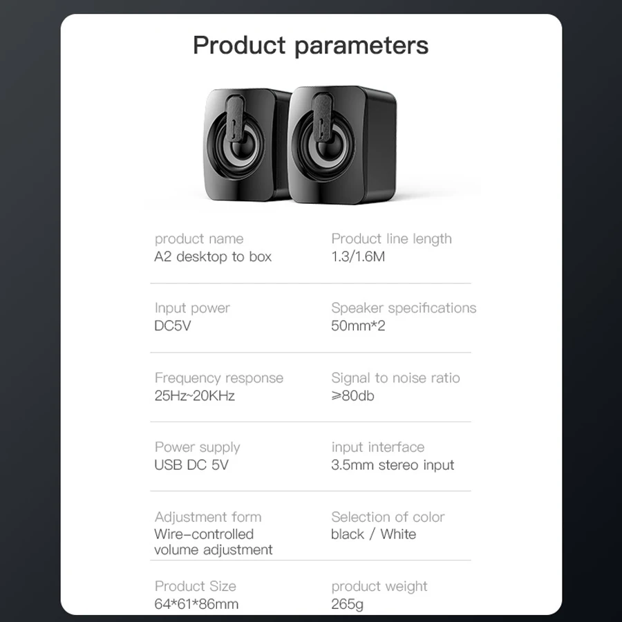 Altavoz De ordenador para PC, portátil, escritorio, Notebook, Caixa De Som, caja De sonido portátil, música con cable, M