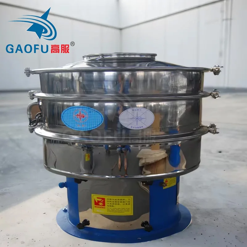 Circular Vibrating Sieve Chemical Powder Sieving Rotary Vibrator Screening Industrial Sifters Screen Vibration Separator Machine