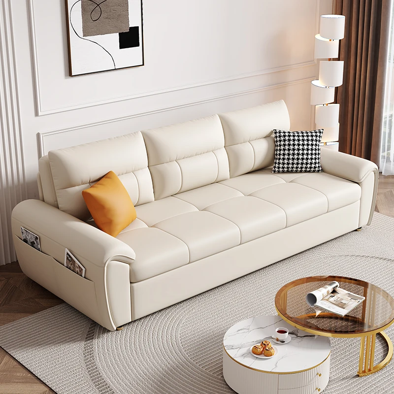 

Beige Aesthetic Living Room Sofas Luxury Designer Loveseat Recliner Sofa Bed Bedroom 2 Seater Sofa Wohnzimmer Furniture Home