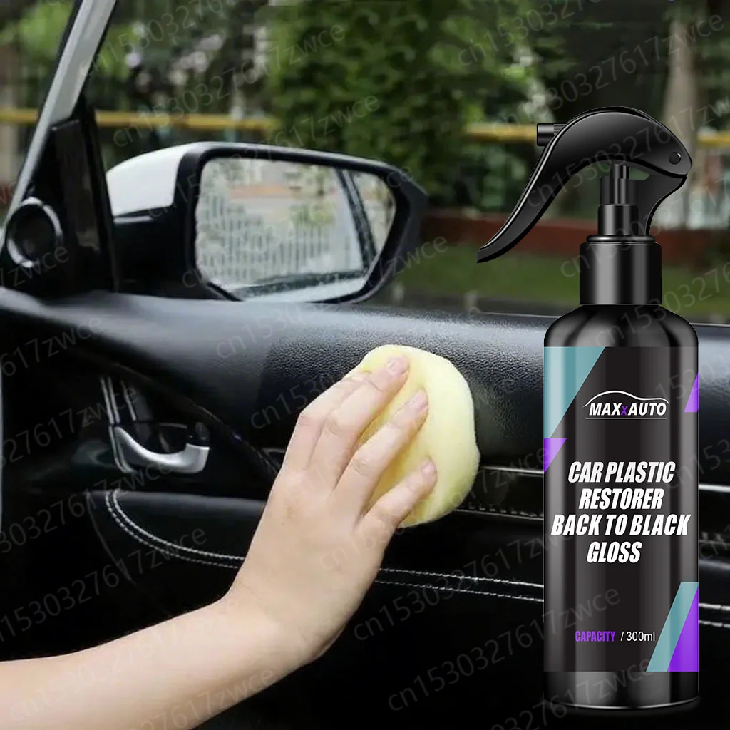 Car Plastic Restorer Back To Black Gloss Plastic Renovator Longlasting Coating Leather Restore Auto Polish Cleaning Products