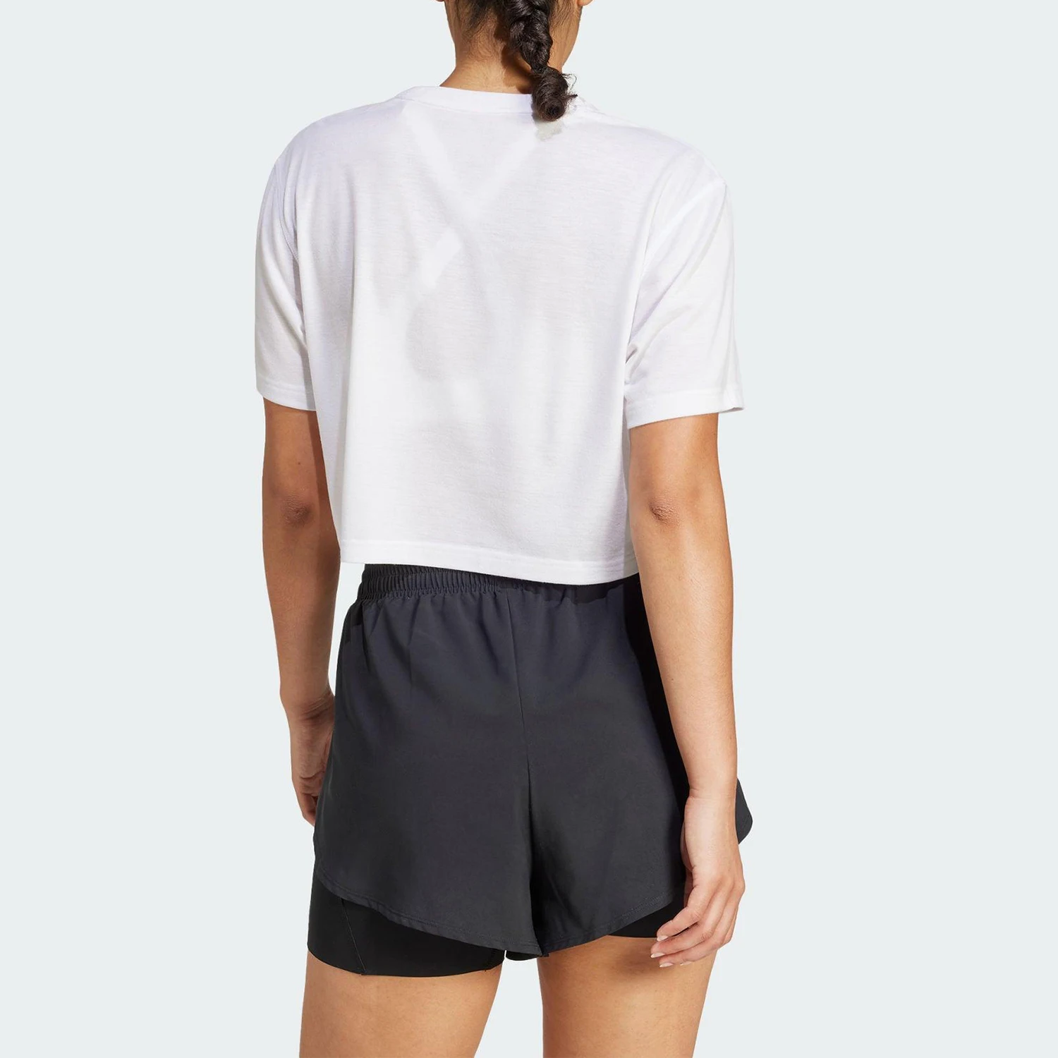 Adidas Authentic Summer Style Women's Loose Drop Shoulder Short Sleeve T-Shirt JC9556