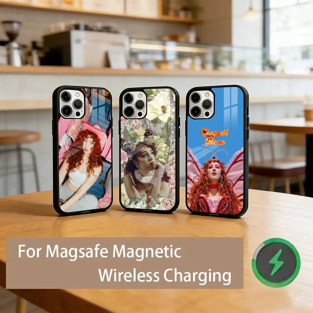 

C-Chappell R-Roan Singer Phone Case For iPhone17,16,15,14,13,12,11 Plus,Pro Magnetic with Magsafe Wireless Charging